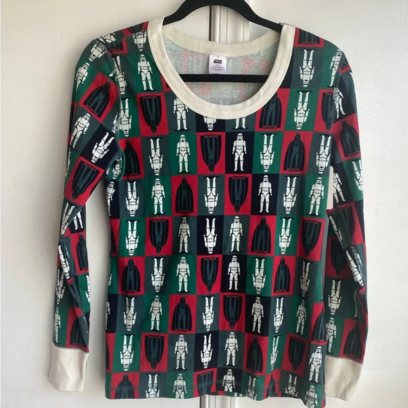 Hanna Andersson Star Wars Galactic Empire Long John Top Pajama Unisex Medium - Picture 1 of 3